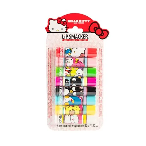Lip Smacker Sanrio Hello Kitty and Friends 8-Piece Flavored Lip Balm