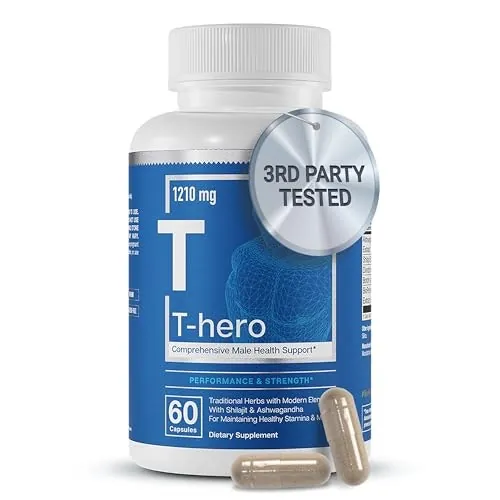 Essential Elements T-Hero Daily Testosterone Support 60-Count
