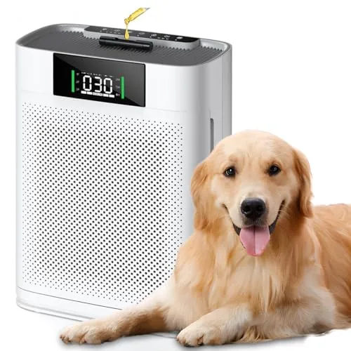 Honeyuan ZY3866 Air Purifier for Home Large Room 2300 Sq Ft