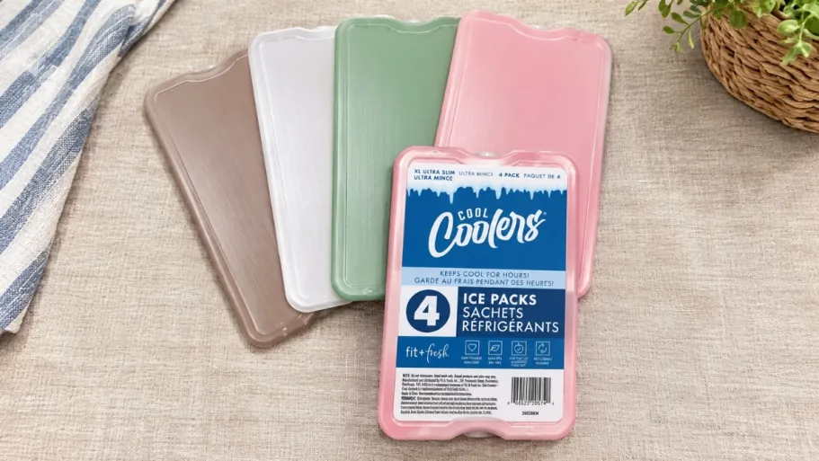 Fit & Fresh XL Slim Ice Packs 4-Count