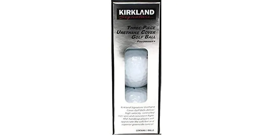 Kirkland Signature Three-Piece Golf Ball Set