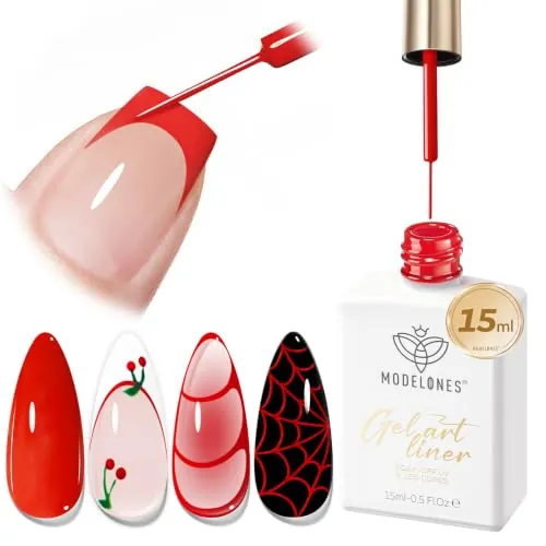 Apple Red Liner Gel For Easy DIY Nail Art