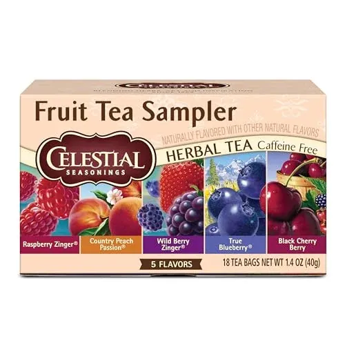 Celestial Seasonings Fruit Tea Sampler 18-Count
