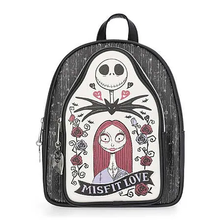Select Locations: 10" Disney Nightmare Before Christmas Misfit Love Mini Backpack