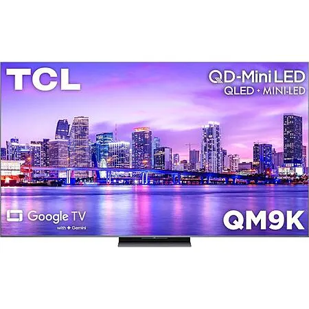 75" TCL QM9K QD-Mini LED QLED 4K UHD 144Hz TV