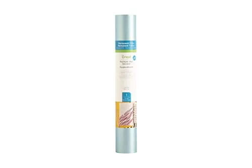 Cricut Shimmer Permanent Vinyl 4′ – Light Blue