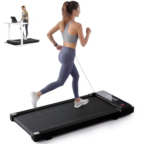 NEWBULIG Under Desk Walking Pad Treadmill