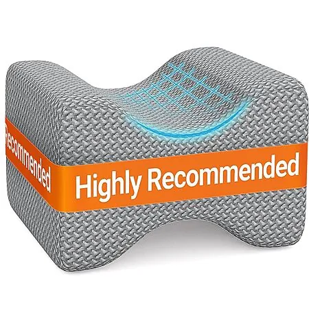 Prime Members: BlissTrends Memory Foam Knee Pillow for Side Sleepers