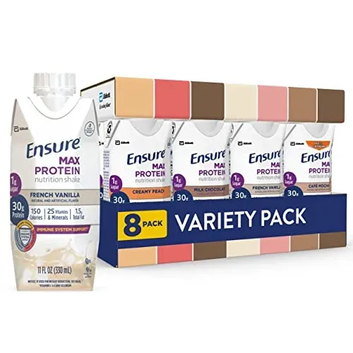 Ensure Max Protein Nutrition Shake 8-Pack 11-Oz Variety Pack