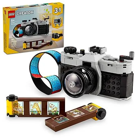 261-Pc LEGO Creator 3 in 1 Retro Camera Building Set