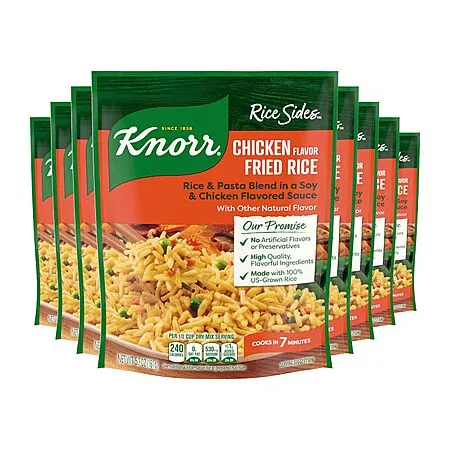 Select Accounts: 8-Ct 5.7-Oz Knorr Rice Sides (Chicken Flavor Fried Rice)