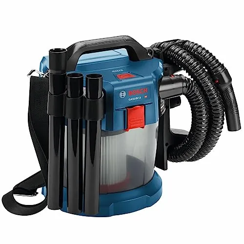 BOSCH GAS18V-3N 2.6 Gallon 18V Cordless Wet Dry Vacuum with HEPA Filter