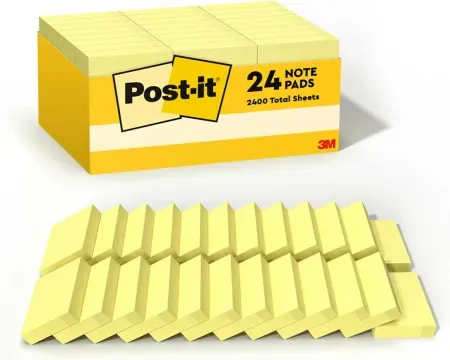 24-Pack 1-3/8" x 1-7/8" Post-it Notes