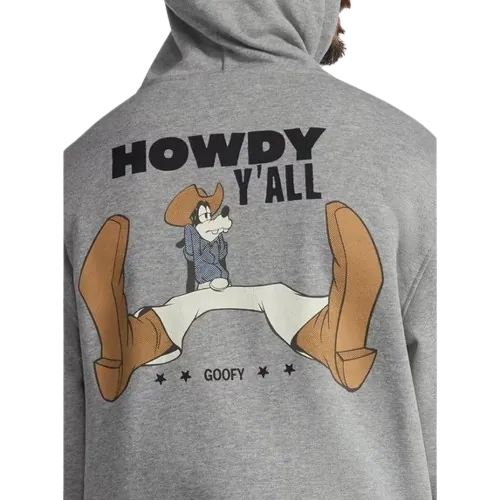 Disney Goofy Men's Howdy Y'all Fleece Zip-Up Hoodie