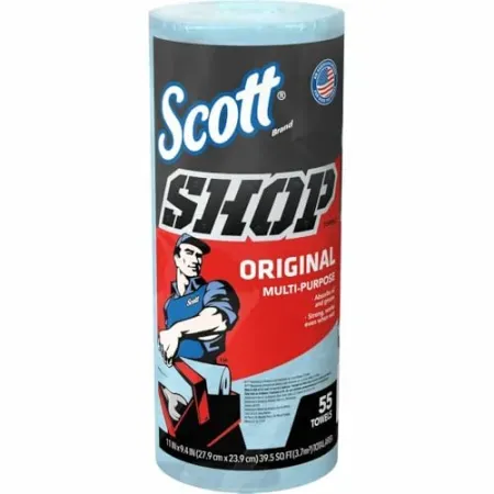 55-Sheet Kimberly-Clark SCOTT Shop Towel Roll