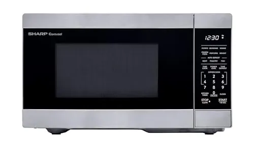 Sharp SMC0962KS 0.9 cu. ft. 900W Stainless Steel Countertop Microwave Oven