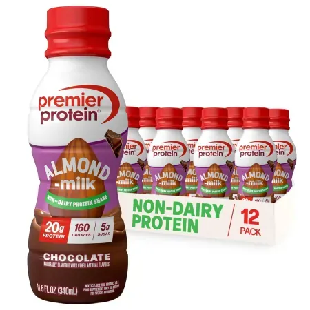 12-Pack 11.5oz Premier Protein Almondmilk Plant Based Protein Shake
