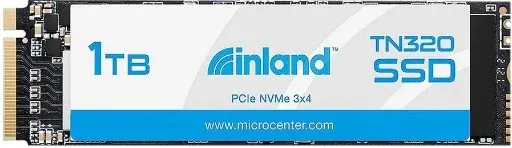 Inland TN320 1TB PCIe NVMe M.2 SSD