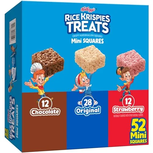 Rice Krispies Treats Mini Squares 52-Count Variety Pack
