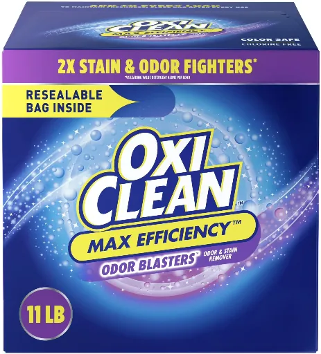 OxiClean Max Efficiency Odor Blasters Laundry Stain Remover Powder, 11 lb