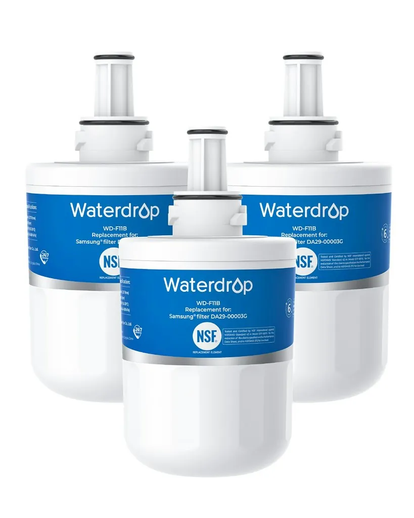 Waterdrop WD-F11B Replacement for Samsung DA29-00003G Water Filter 3-Pack