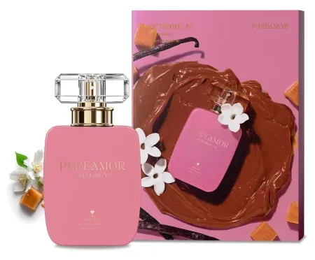 PureAmor Sweet Gourmand Caramel & Vanilla Perfume (1.0 oz)