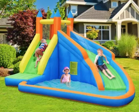 Costway Mighty Bounce Inflatable Water Slide & Jumper (No Blower)
