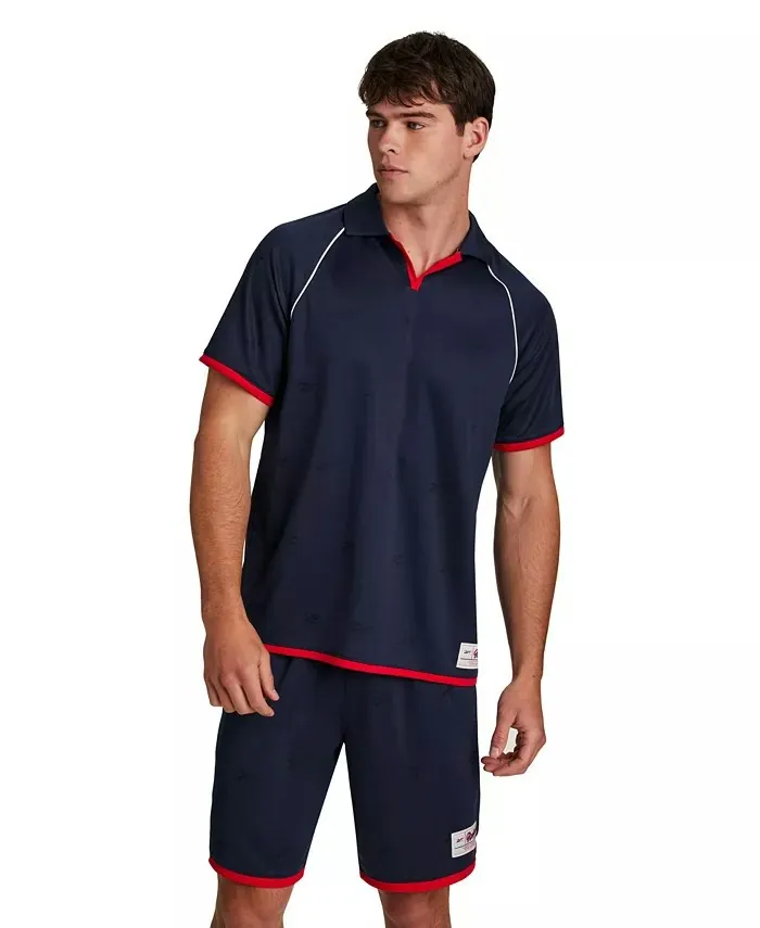 Reebok Men's United Logo Relaxed-Fit Jersey Polo