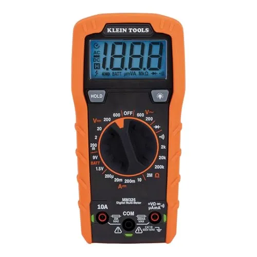 Klein Tools MM325 Manual-Ranging Digital Multimeter 600V AC/DC