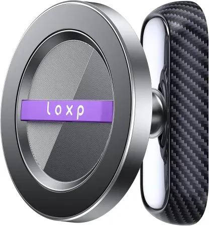 LOXP 360° Rotating MagSafe-Compatible Magnetic Golf Cart Phone Mount
