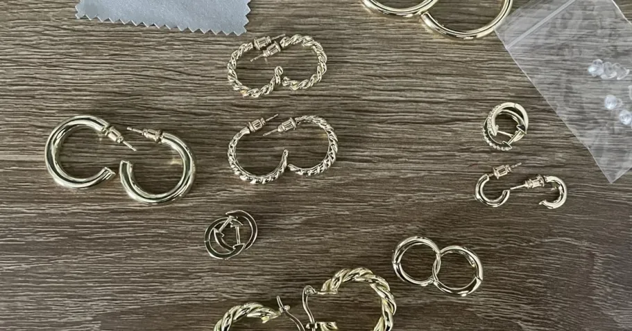 Adoyi Hoop and Stud Earring Sets