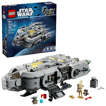 701-Pc LEGO Star Wars: The Mandalorian and Grogu Anzellan Starship Building Toy