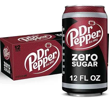 Select Accounts: 12-Pk 12-Oz Dr Pepper Zero Sugar Soda