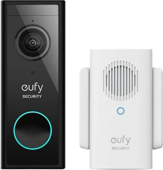 eufy Security 2K Smart WiFi Video Doorbell w/ Chime