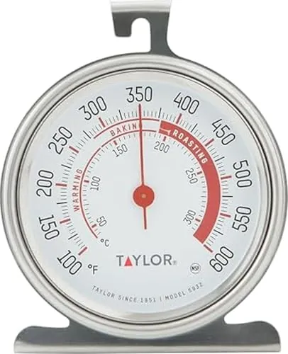 Taylor Precision Products Large Dial 100F-600F Thermometer