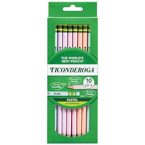 Ticonderoga Pastel Pencils 10-Pack
