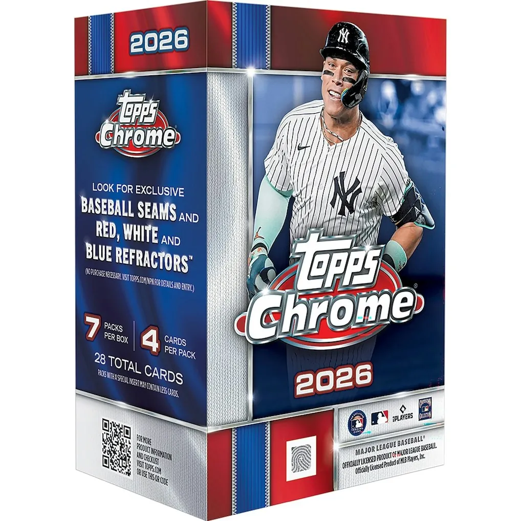 2026 Topps Chrome Baseball Factory Sealed Value Box