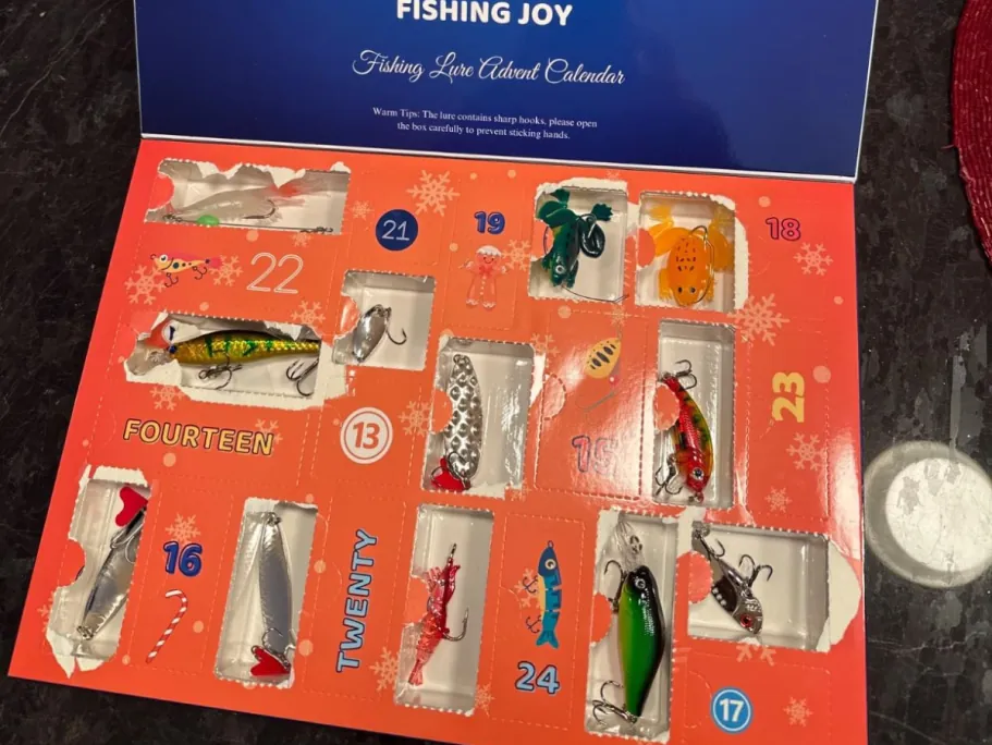 Fishing Lure Advent Calendar