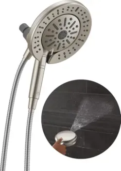 Delta 6-Setting In2ition 2-in-1 Dual Shower Head w/ Handheld ProClean Spray