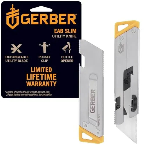 Gerber EAB Utility Knife, EDC Pocket Knife, Replaceable Blade
