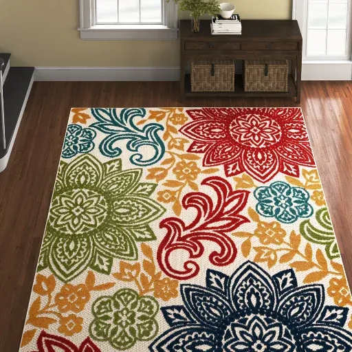 Lark Manor Indoor/Outdoor Polypropylene Plastic Area Rug