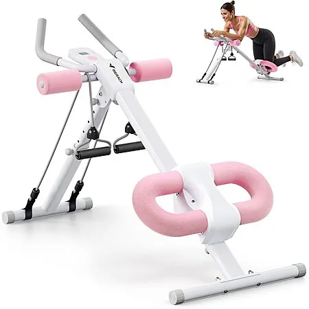 MERACH Adjustable Foldable Ab Trainer Machine (2 Colors)