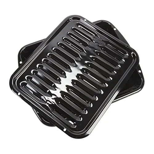 Whirlpool 4396923 Genuine OEM Broiler Pan, Premium Oven Broiling Pan Replacement