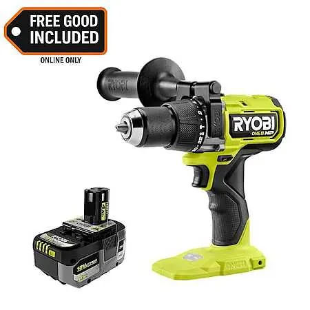 Ryobi One+ HP 18V 1/2" Brushless Hammer Drill w/ 4.0Ah HP Battery