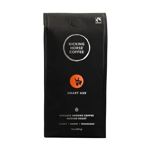 10-Oz Kicking Horse Organic Medium Roast Ground Coffee (Smart Ass)