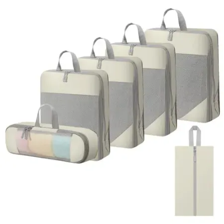 Set of 6 WOOMADA Compression Packing Cubes