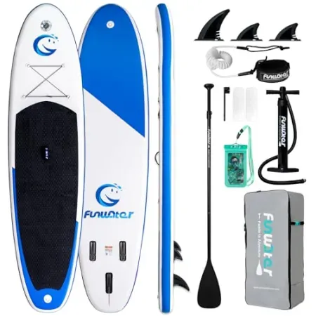 FunWater 11' Inflatable Stand Up Paddle Board Set