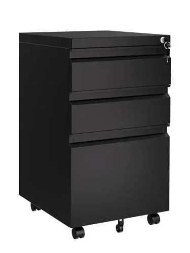 GarveeHome Cabinet 3-Drawer Storage
