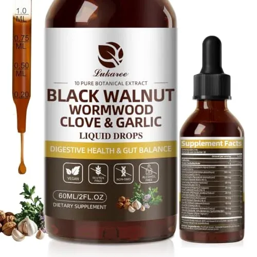 Lukaree Wormwood Black Walnut Clove Tincture