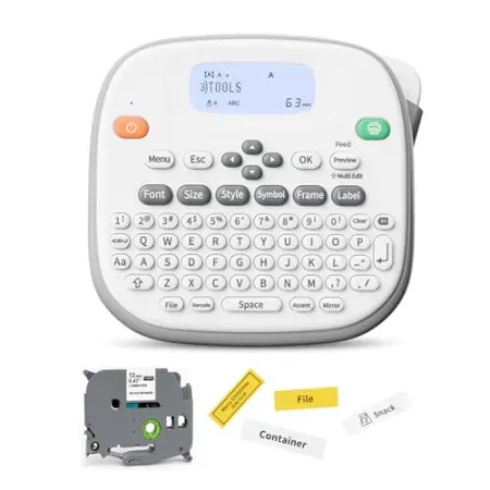 Rongta TD210 Bluetooth Handheld Label Maker Machine w/ 1 Tape